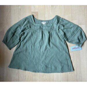 Cat & Jack NWT Peasant Blouse